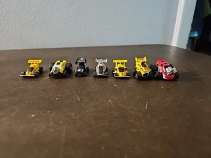 Vintage Micro Machine Cars Lot Of 7 No duplicates Dirt Track, Funny Cars - Picture 1 of 10