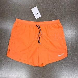 Nike Men Flex Stride 5" Brief-Lined Running Shorts CJ5453-885 Bright Mandarin L - Picture 1 of 16