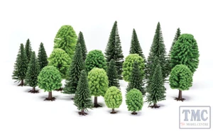 R7201 Skaledale OO Gauge Hobby' Mixed (Deciduous and Fir) Trees - Picture 1 of 1