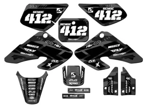 2000-2003 XR 50 APACHE Grey Senge Graphics Kit Compatible with Honda - Picture 1 of 10