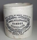 JAMES KEILLER & SON’S DUNDEE MARMALADE WHITE SALT GLAZED POT Circa 1880 - 90