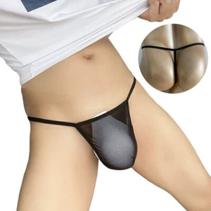 Herrenunterwäsche Durchsichtige G-Strings Niedrige Leibhöhe Unterhose T- / - Bild 1 von 22