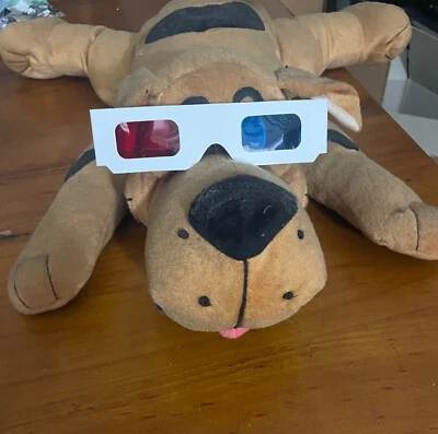 Gafas Anaglyph 3D rojas y cian - Visualización de transmisiones 3D, DVD, transmisión PUBLICACIÓN GRATUITA Foto 1 de 4