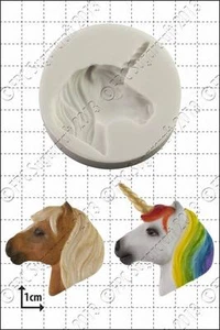Cabeza de unicornio molde de silicona | Uso alimentario FPC Sugarcraft ¡ENVÍO GRATUITO AL REINO UNIDO! - Imagen 1 de 1