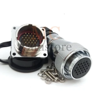 20Pin Aviation Plug Socket, WF28 IP67 Waterproof Connector,5A Electrical Plug - Picture 1 of 6