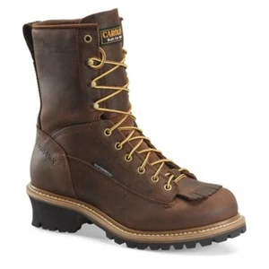 Carolina® Men's Spruce Logger 8" Waterproof Work Boots CA8824 - Picture 1 of 7