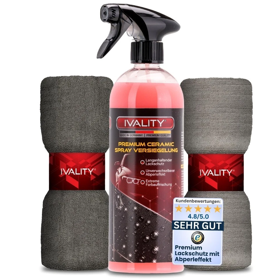 IVALITY® Keramik Auto Versiegelung mit starkem Abperleffekt und Reinigungskraft - Bild 1 von 1