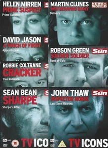 TV ICONS - SUN PROMO DVD - 7 TITLES SELECT FROM DROP DOWN MENU - Imagen 1 de 16