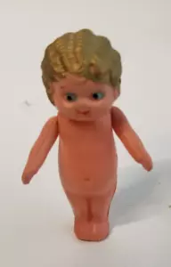 Mini muñeca "OK" de plástico/celuloide Japón ocupado de colección brazos articulados de 3 pulgadas - Imagen 1 de 13