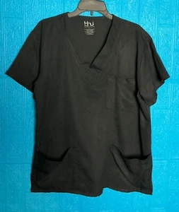 BHU GRANDE NEGRO ENFERMERÍA TRABAJO MÉDICO EXFOLIANTE TOP - Imagen 1 de 2