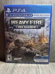 Heavy Fire: Red Shadow Playstation 4 PS4 PSVR Brand New Sealed Mastiff Rated T - Picture 1 of 2