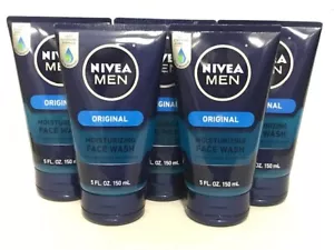 Nivea Men Original Moisturizing Face Wash (Pack of 5) NOS 5 FL. OZ. - Picture 1 of 3