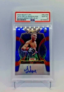 UFC 2023 "JACK DELLA MADDALENA" Rookie Auto Blue 73/75 PSA 10 Prizm RC - Picture 1 of 2