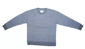 Old Navy Core Crew Neck Heather Grey Long Sleeve Casual Sweatshirt Mens L - Picture 1 of 10