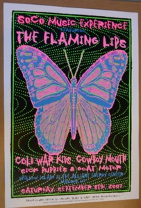 THE FLAMING LIPS - MADISON - ALLIANT - 2007 -SOCO  POSTER - LINDSEY KUHN - PROOF - Picture 1 of 4