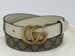 Neu Luxury  Original GUCCI Damen  Gürtel Marmont -625839- Gr-90 cm - Picture 1 of 5