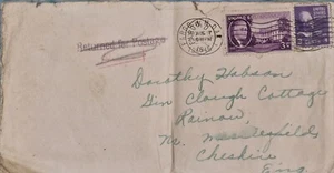 Stamp Addressed Envelope From United States Postmark 7 August 1945 - Picture 1 of 2
