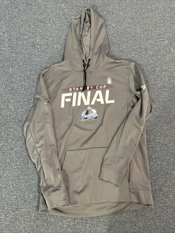 2022 Colorado Avalanche Team Issued Stanley Cup Finals Hoodie XL Cover