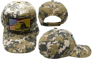 TRUMP 2024 USA American Gadsden DTOM Combo Friendship ACU Digital Camo Cap Hat - Picture 1 of 6