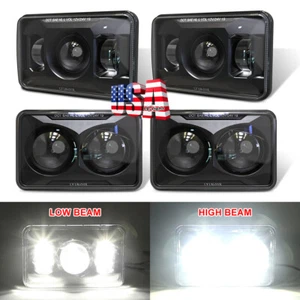 Faros LED para camioneta Chevy C10 1981-1987 4 piezas 4x6" haz sellado alto/lo - Imagen 1 de 10