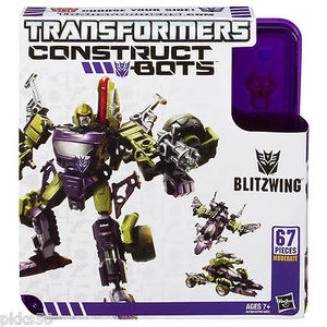 Figura de acción 3 en 1 Transformers Construct-Bots Triple Changers Blitzwing - Imagen 1 de 1