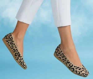 Ballerine Vivaia Margot 2.0 leopardo scuro punta quadrata taglia EU 41 US 9.5 mobwife - Foto 1 di 6