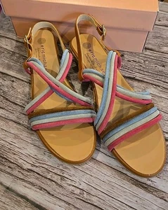 Eric Michael Sandalen Gr. EU 41 US 9,5 Neu mit Karton Kenia.M Andrea Pesca Mehrfarbig Schnalle - Bild 1 von 9