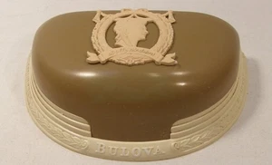 VINTAGE LEERE KUNSTSTOFF CLAMSHELL PRÄSENTATIONSBOX BULOVA DOLLY MADISON UHR - Bild 1 von 21