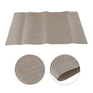 Sleek Solid Color PVC Placemat Thickened and Reusable for Daily Use - Picture 1 of 49