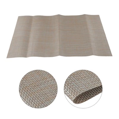 Sleek Solid Color PVC Placemat Thickened and Reusable for Daily Use - Image 1 of 4