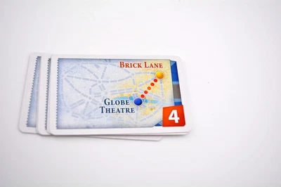Ticket to Ride London game replacement part pieces - Destination Ticket Cards 4 - Image 1 of 2