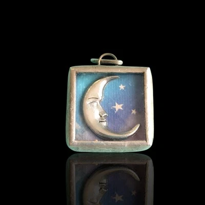 Signed JK To The Moon And Back Double Sided Shadow Box Pendant - Image 1 of 4