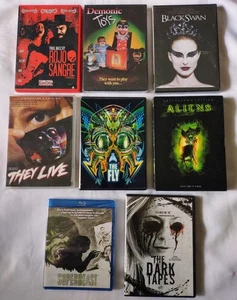 HORROR/THRILLER LOT BLU-RAY /DVD:COLLECTORS EDITIONS,ALIENS, THEY LIVE,THE FLY - Picture 1 of 2