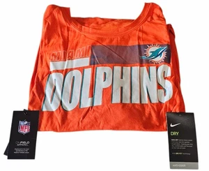 MAGLIA MIAMI DOLPHINS TEAM EMESSA ARANCIONE DRI-FIT MANICA CORTA 4XL - Foto 1 di 6