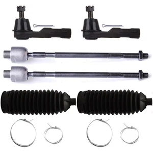 6x Front Inner + Outer Tie Rod End Rack and Pinion Bellow For 2007-11 Honda CR-V - Picture 1 of 12