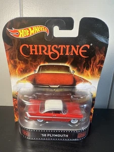 Hot Wheels Christine 1958 ‘58 Plymouth Fury Red Retro 2014 Car Stephen King - Picture 1 of 4