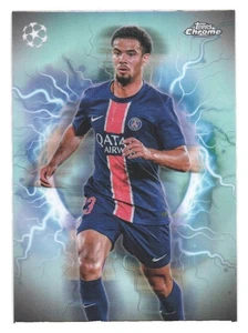SALE 2024-25 Topps UCC Chrome Circle of Power Paris PSG Warren Zaire-Emery - Picture 1 of 2