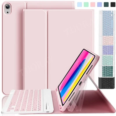 OMATOP Keyboard Case Cover For 2025 iPad Air 11 7/8/9/10/11th Gen A16 Air 4 5 6 Pro 11