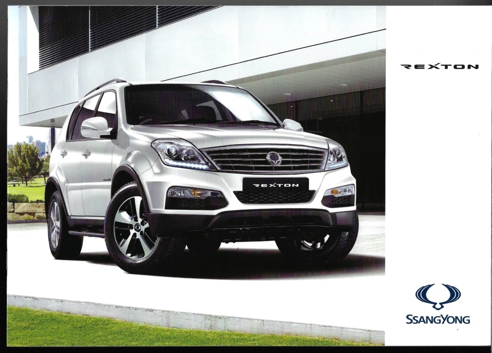 Ssangyong Rexton 2015-2017 UK Market Sales Brochure 2.2 e-XDi 220 SE, EX & ELX - Image 1 of 1
