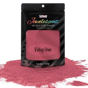 Vintage Wine Mica Pearl Powder 3.5oz Cosmetic Grade Resin Soap Slime Makeup Art - Picture 1 of 5