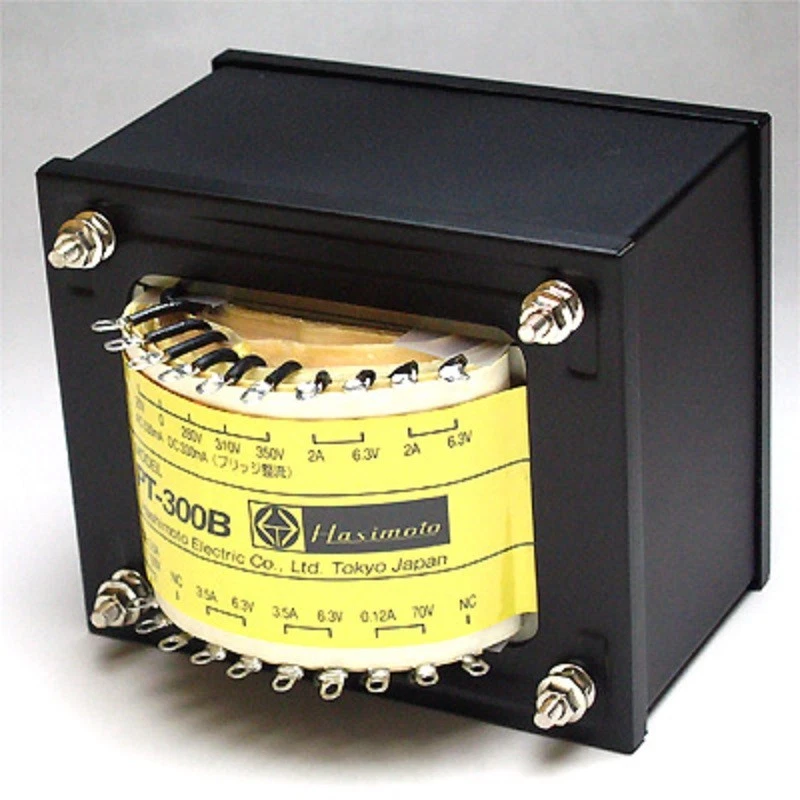 Transformador de potencia eléctrico Hashimoto PT-300B amplificador de tubo de audio sin usar Foto 1 de 1