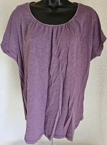 Sonoma Womens Shirt Top Blouse Size L Large Purple - Picture 1 of 20