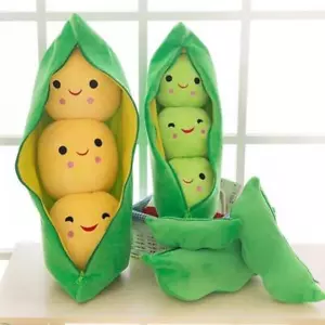 25cm Cute Children's Baby Plush Peas Filled Plant Doll Toy Children Gifts, 1PC - Picture 1 of 16