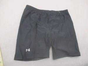 Under Armour Size L Kids Unisex BLK Stretch Waist Breathable Athletic Shorts 917 - Picture 1 of 6