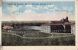 Tarjeta postal de Stadium and Gymnasium Syracuse University Syracuse New York 1920c - Imagen 1 de 2