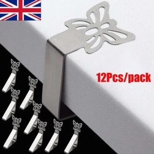 12 Pack Tablecloth Clips Butterfly Picnic Table Cloth Holder Clip for Party Home - Picture 1 of 7