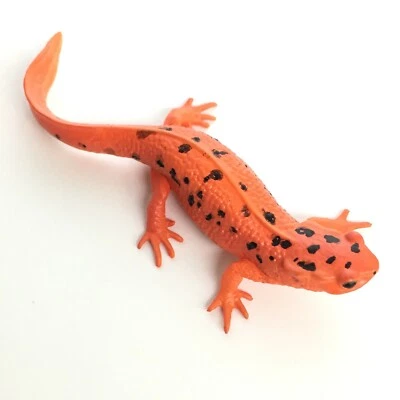 Figura de color Nature Techni imán vientre de fuego japonés tritón rojo Ikimon Japón Foto 1 de 4