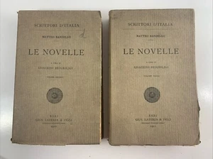 Matteo Bandello le Novelle 2 - 3 a cura di Gioachino Brognoligo - Foto 1 di 8