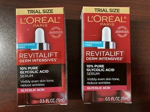(x2) Loreal, Revitalift, Derm Intensives, 10% ácido glicólico puro, suero, 5 fl. oz. - Imagen 1 de 4