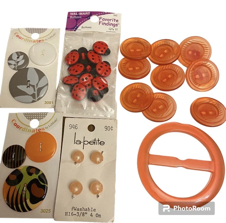 JoAnn Fabric Multicolored & Shaped Buttons New - Image 1 of 1